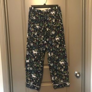 Printfresh Unicorn Garden Pajama Pants (Small)